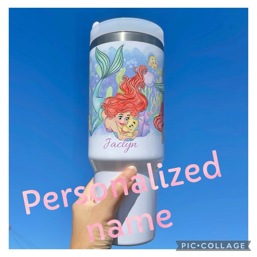 Disney Ariel The Princess Mermaid Brand new 40 oz double wall stainless … - Picture 4 of 6